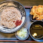 ゆで太郎 - 料理写真:もりそば＋かき揚げ