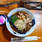 水車生そば - 鳥そば、にしん