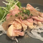鶏あえず - とろふわ仕立て3兄弟（花椒ゴマソース）
