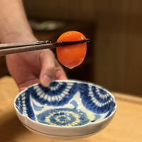 すき焼き十二天 - ＊京都産の濃紅（のうこう）たまご
