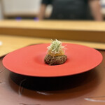 美会 - 太刀魚　ミアン・プラー（タイの魚のすり身料理）　エゴマ