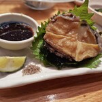 こけら - 蒸しアワビ