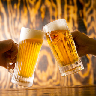 【各種ご宴会に】オリオンビールで乾杯！飲み放題付きコース