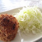 柿安ダイニング - 料理写真:松阪牛入りメンチカツ　