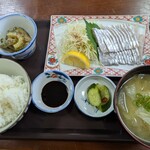 めしや - 料理写真:太刀魚刺身定食