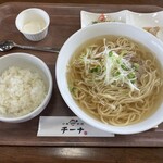 中華料理 チーナ - 塩ラーメンセット