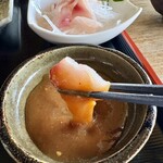 飄禄玉 - 鯉の洗い、身がコリコリしてて美味しい