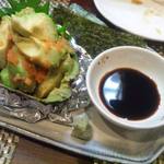 佳肴ながつき - 2014.10. アボカド明太和えはわさび醤油で