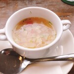 LUMINO CaRINO - 料理写真:野菜のコンソメスープ