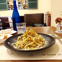 La Cucina del Nacchero - 　日向鶏と焼きとうもろこしのタリオリーニ