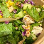 With Green - 蒸し鶏をトッピング＆ハニーマスタードドレッシング