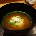 虎白 - スッポンのお椀 炭火で焼いたスッポンの骨・甲羅の出汁 2014.10.2x 