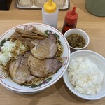 油そば　スープご飯セット
