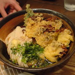 うどん屋 きすけ - まいたけ天ぶっかけ