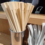 中華そば やなぎや - 豪華な割り箸