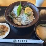佐田岬はなはな - 料理写真:釜あげ生しらす2色丼　¥1,300