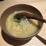 鷄灯 - 追加　鶏白湯ラーメン