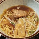 華餃子 - 定食の醤油ラーメン