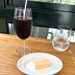 飛行船スタイル 南條 - アイスコーヒー＆チーズケーキ