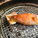 焼肉すだく - 柔らかいイカでした