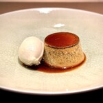 蒼菓 - 『デセール②』
      
      ・京都府 京鴨の卵のプリン
      ・京都上賀茂産 賀茂茄子の焼き茄子アイスクリーム