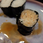 金寿司 - 201409 甘えびと海老みその塩辛のたれ