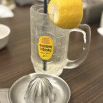 かすうどん 風土 - 極うまレモンサワー