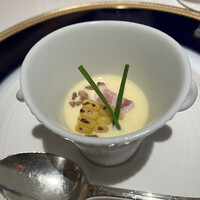 アピシウス - 夏に行って先付けのモロコシフランがエレガント