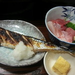 さわら - 2014.10.22訪問：さわら定食（メインは秋刀魚）