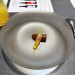 Japanese Soba Noodles 蔦 - 前菜の「茄子のソテーと茗荷の浅漬け風」