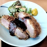 天風 - クソマズ ハムカツなんだこりゃってふにゃふにゃ食感