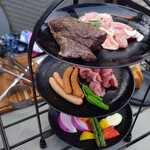 美しくなるビアガーデン - 三段タイプ