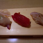 寿司居酒屋 十色 - 握り３種