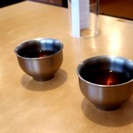 中華そば みはし - 食後に『お口直しの黒烏龍茶』