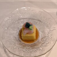 うぶか - 玉蜀黍豆腐と甘エビ