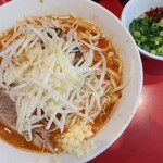 ラーメン二郎 - ラーメンミニ＋ニンニク少し＋ＳＫ青ネギ炙