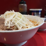 ラーメン二郎 - ラーメンミニ＋ニンニク少し＋ＳＫ青ネギ炙