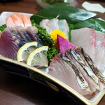 ごく天 - 刺身5種盛（1,650円）