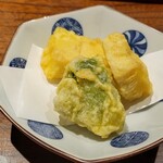 おもてなしとりよし - 豆腐の天ぷら？味がわからなかった
