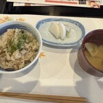 梅の花 - 締めの炊き込みご飯など