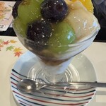 梅の花 - 500円プラスで、フルーツパフェ