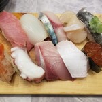 寿し処 福一 - おまかせ上握り (１０カン)