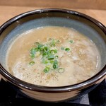鶏専門 らーめん銀 - 焼煮干し鶏白湯つけ麺　1,000円
      　　〜香ばしい焼湯〜
      　　（水曜日限定）