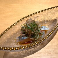鮨 かぐら - 鯵の香味和え