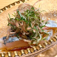 鮨 かぐら - 鯵の香味和え