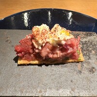 malca - やま幸さんより本マグロ、ブルスケッタ