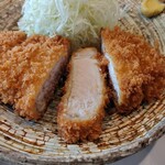 自然坊 - 『ロースかつ定食　220g』3,000円