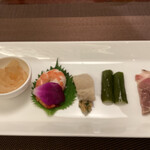 中国料理 煌蘭苑 - 秋の一口前菜盛り合せ