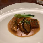 中国料理 煌蘭苑 - 岡山県産ひら　茄子の挟み揚げ　揚げ出し豆腐の煮込み