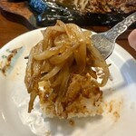 ハンブルグ - もやしにデミグラスソース♡を絡めて♡